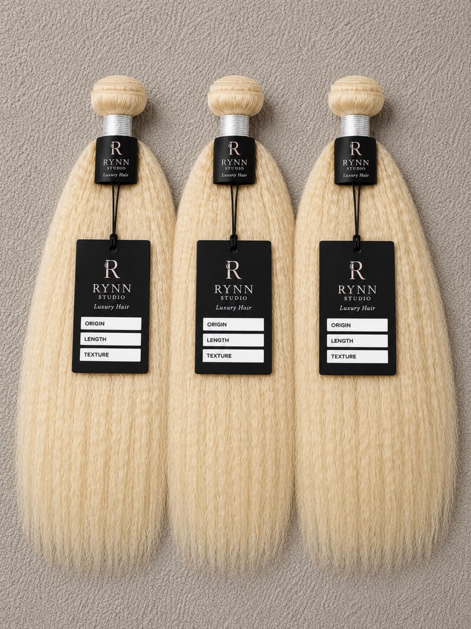 Ivory Blonde Kinky Straight (Platinum Blonde #613)