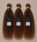 Medium Brown Kinky Curly