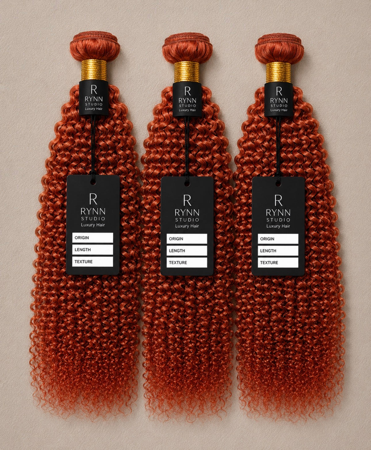 Copper Ginger Kinky Curly