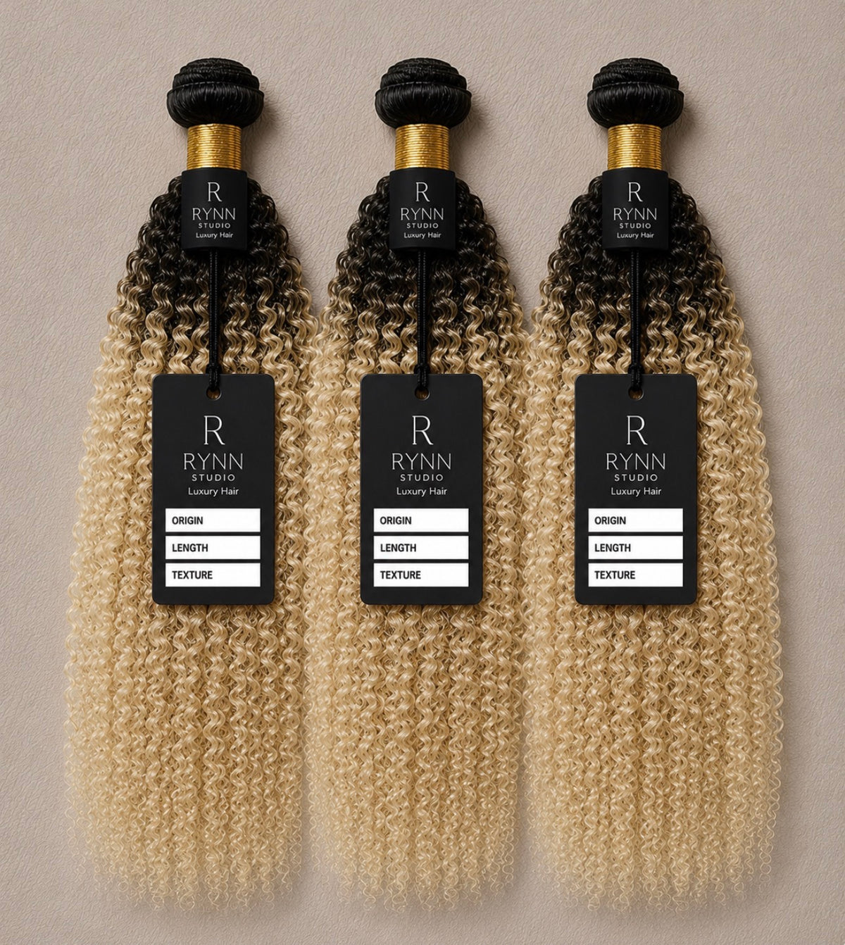 Shadow Blonde Kinky Curl  T1B/613